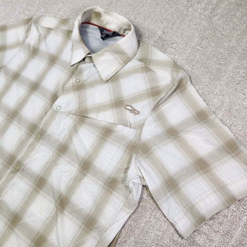 Outdoor Research Shirt Men Medium Astroman Hiking Lightweight Quick Dry UPF